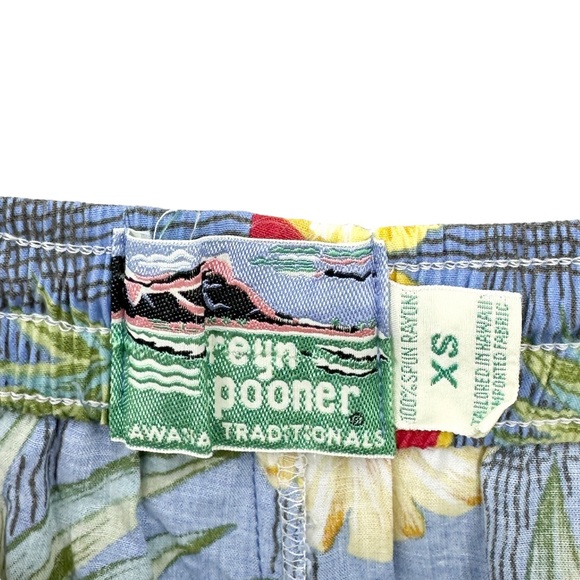 REYN SPOONER Vintage Top Pants Set Hawaii Pineapple Graphic Print - Picture 9 of 9